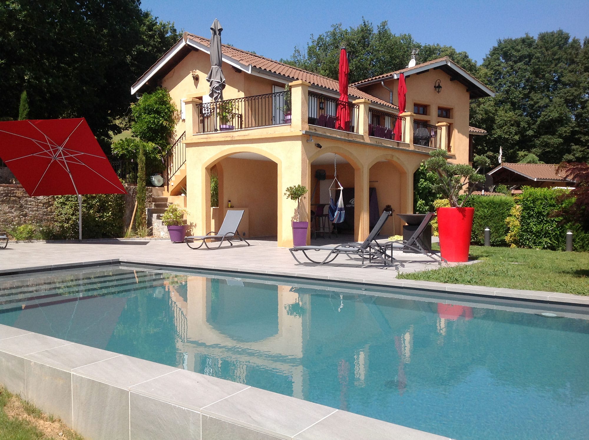 rénovation piscine haut de gamme Lyon Beaujolais